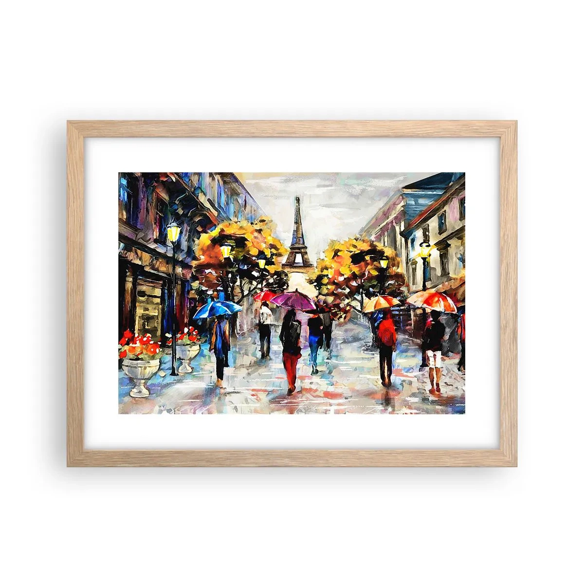 Poszter világos tölgy keretben - Ősszel különösen szép - 40x30 cm