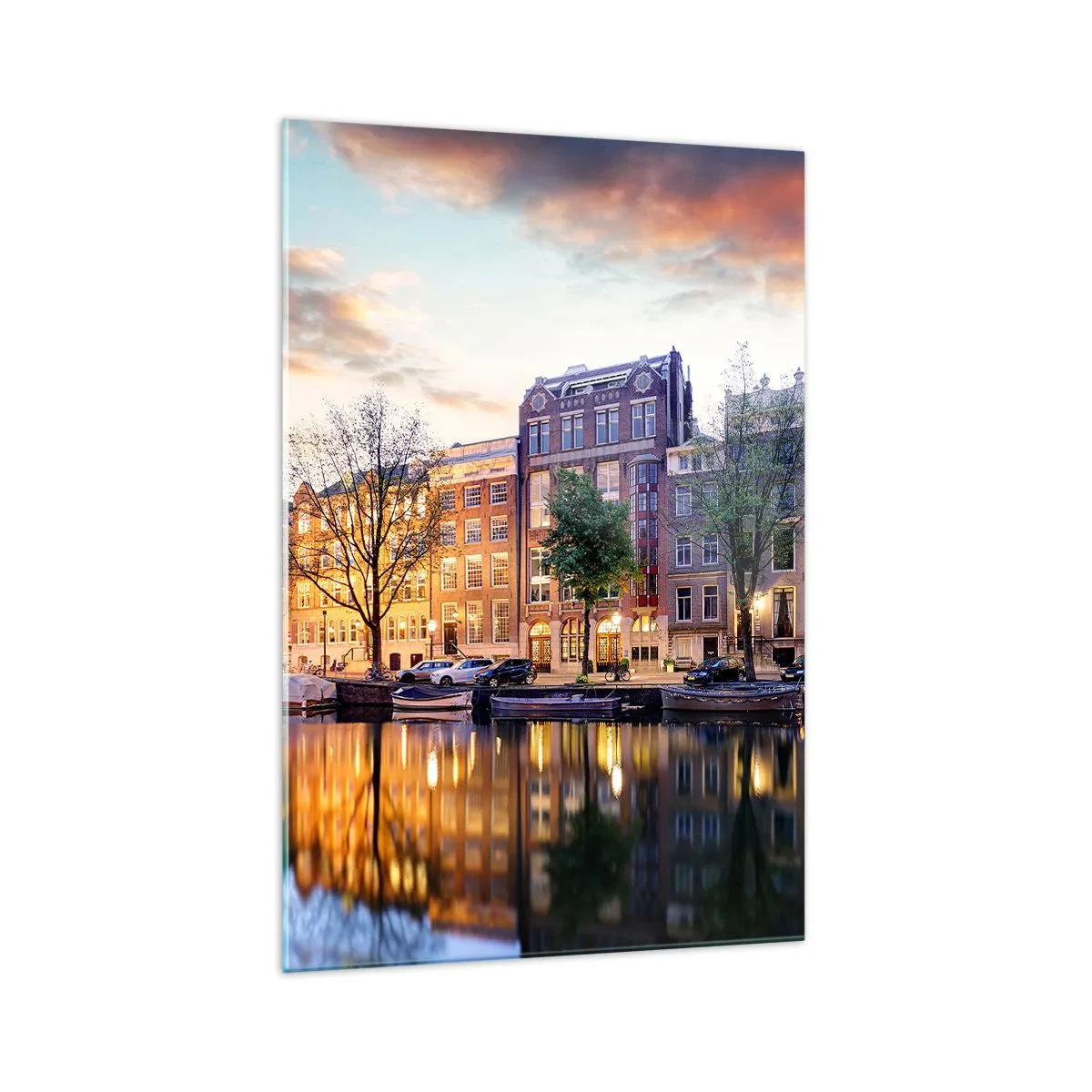 Üveg kép - Visszafogott és derűs holland szépség - 70x100 cm