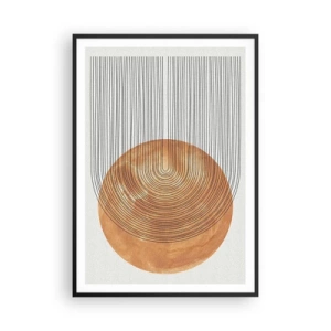 Poszter fehér keretben - Egy napsütéses kompozíció - 70x100 cm