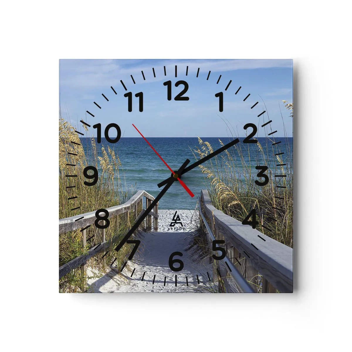 Falióra, Óra - Napsütésben, szélben - 40x40 cm