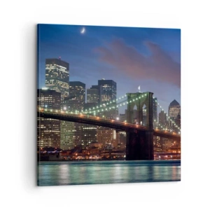 Vászonkép - Ragyogó éjszaka - 60x60 cm