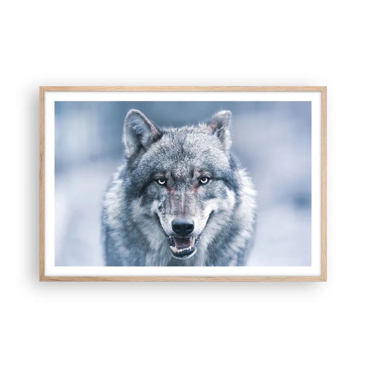 Poszter világos tölgy keretben - Vállalod a kihívást? - 91x61 cm