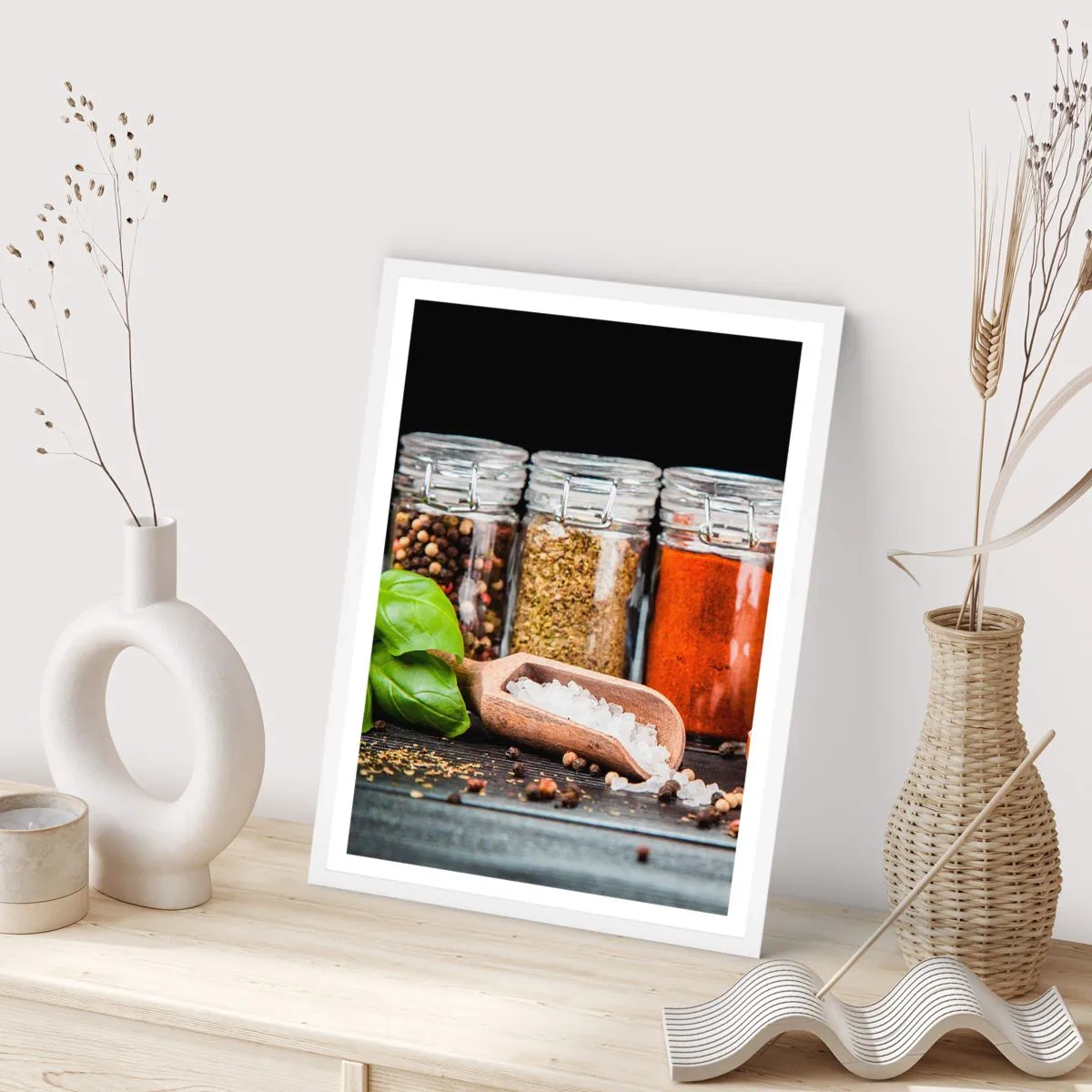 Poszter fekete keretben - Hogy az életnek legyen íze - 70x100 cm