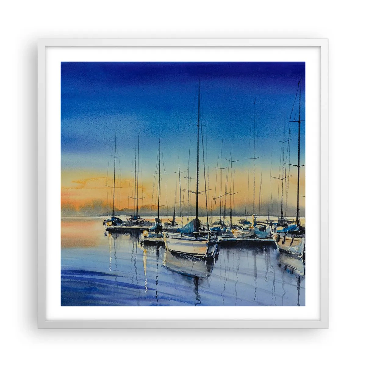 Poszter fekete keretben - Egy szép nap vége - 60x60 cm