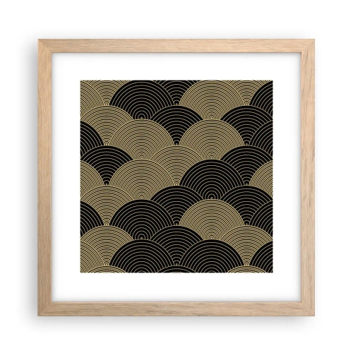 Poszter világos tölgy keretben - Egység a sokféleségben - 30x30 cm