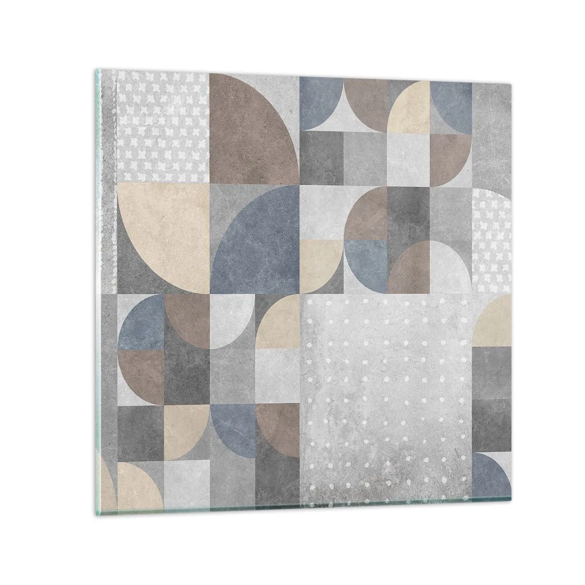 Üveg kép - Kerámia fantázia - 30x30 cm