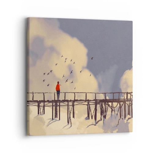 Vászonkép - Kék vágy - 30x30 cm