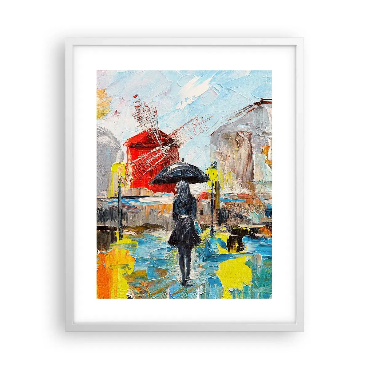 Poszter fekete keretben - Párizsi legendák - 40x50 cm