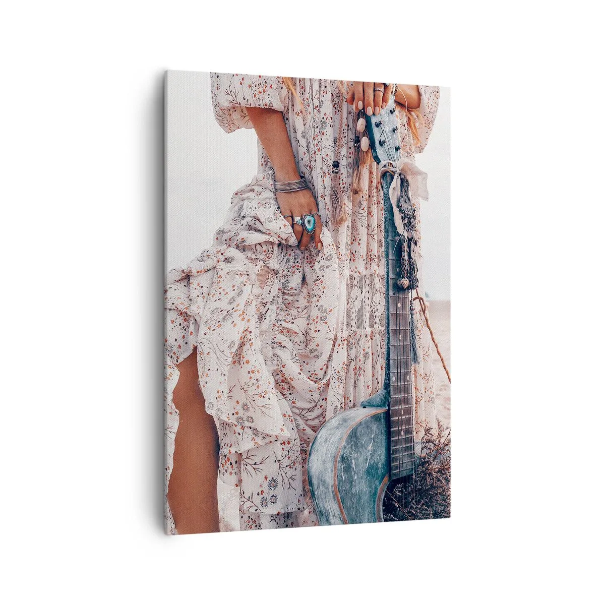 Vászonkép - Hippik az úton - 70x100 cm