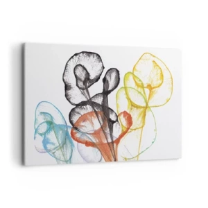 Vászonkép - Virágok lélekkel - 120x80 cm