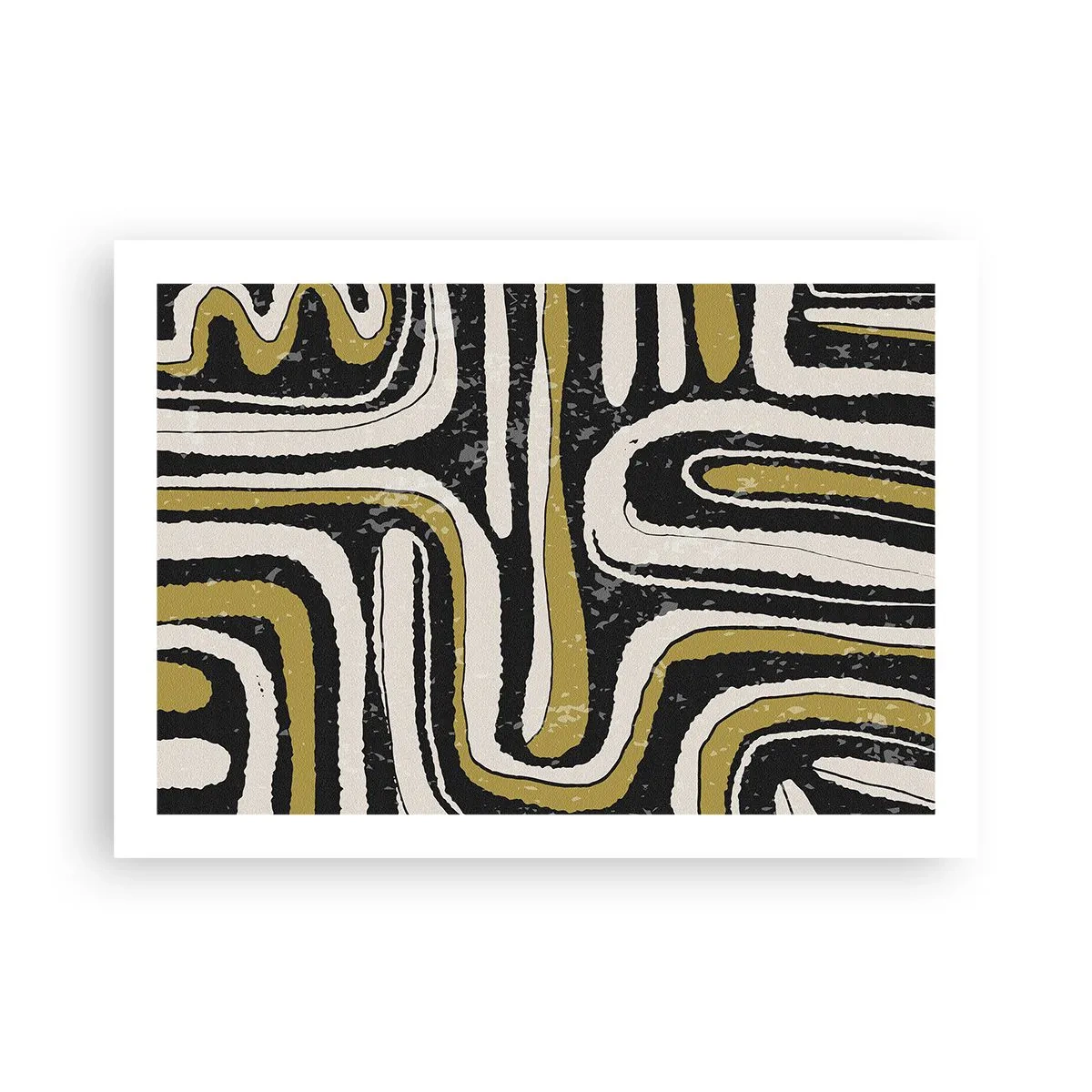 Poszter - Kompozíció: traktusok és sikátorok - 70x50 cm