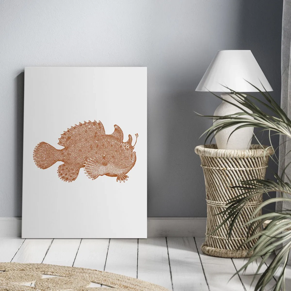 Vászonkép - Mégiscsak egy hal - 45x80 cm