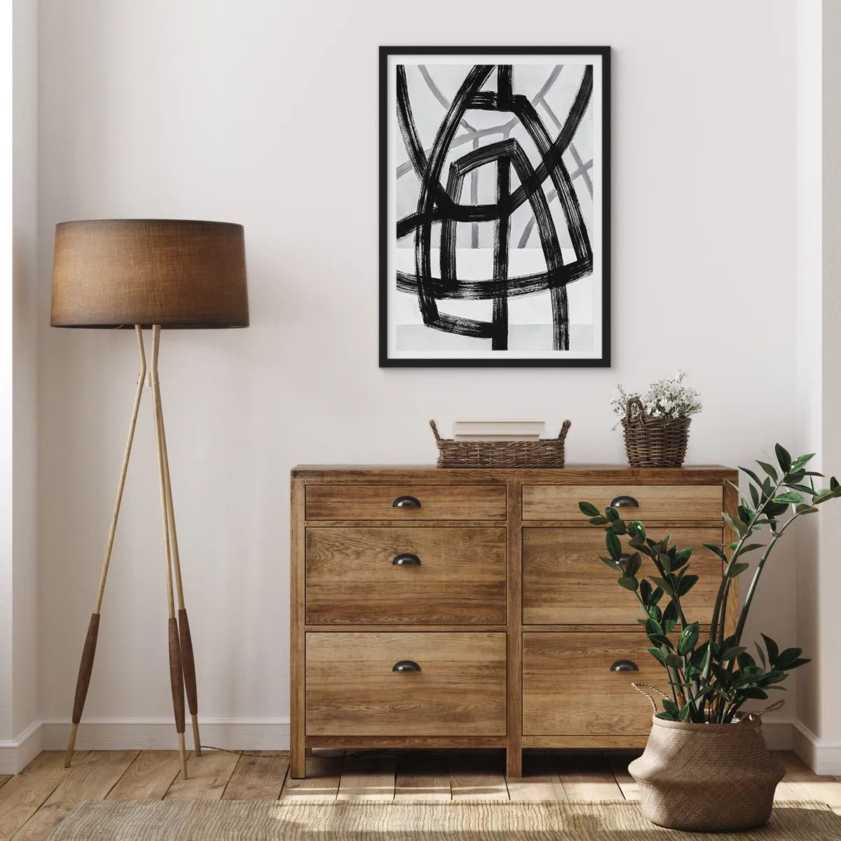 Poszter fehér keretben - Mélység építése - 70x100 cm