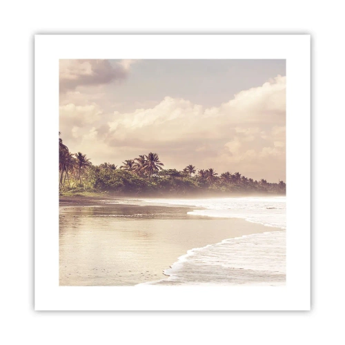 Poszter - A hullámok simogatása - 40x40 cm