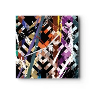 Falióra, Óra - A négyzeten - 30x30 cm