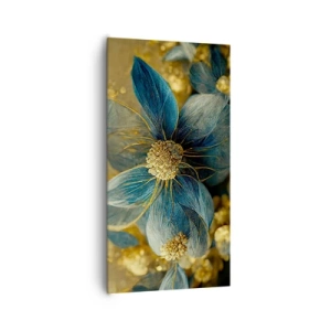 Vászonkép - Aranyló virág - 65x120 cm