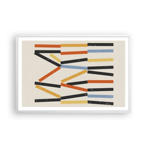 Poszter fekete keretben - Vízszintes kompozíció - 91x61 cm