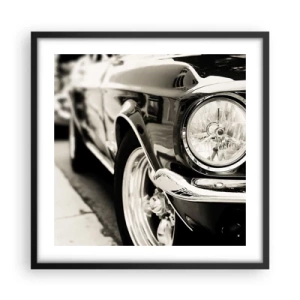 Poszter fehér keretben - Tartós ragyogás - 50x50 cm