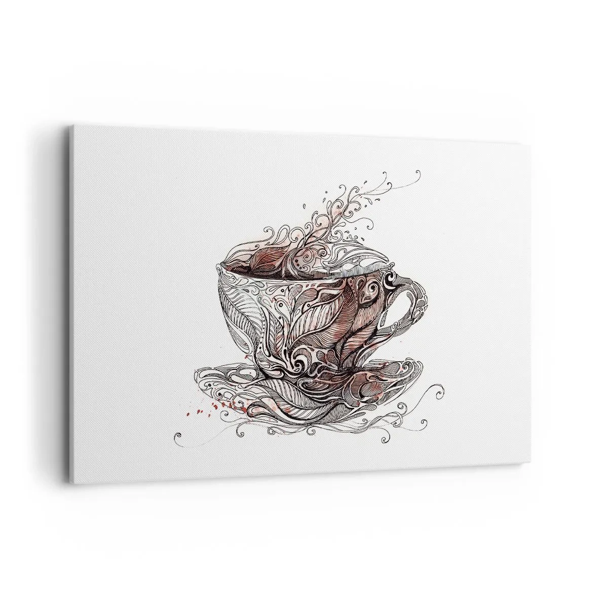 Vászonkép - Tea mindenre jó - 120x80 cm