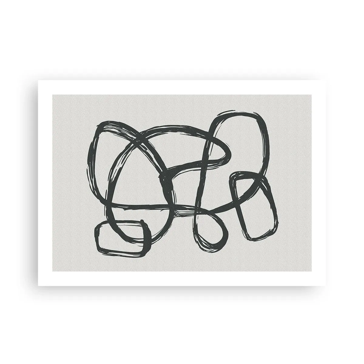 Poszter - Hurkolt absztrakció - 70x50 cm