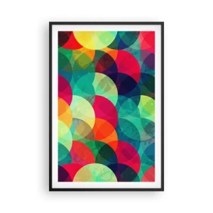 Poszter fehér keretben - Felszívárványság - 61x91 cm
