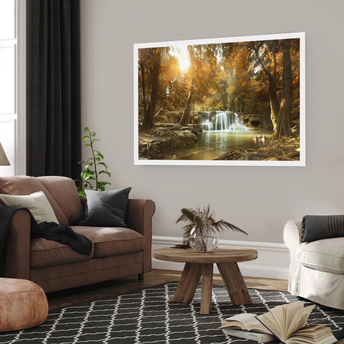 Poszter - Park kaszkád - 50x40 cm