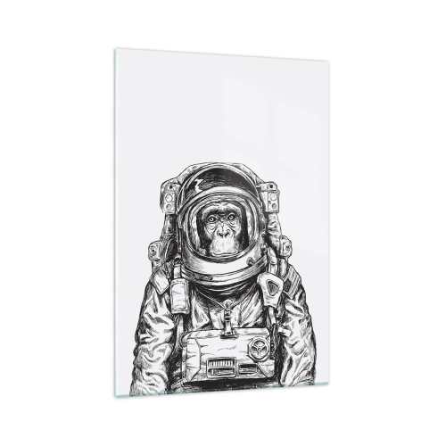 Üveg kép - Alternatív evolúció - 70x100 cm