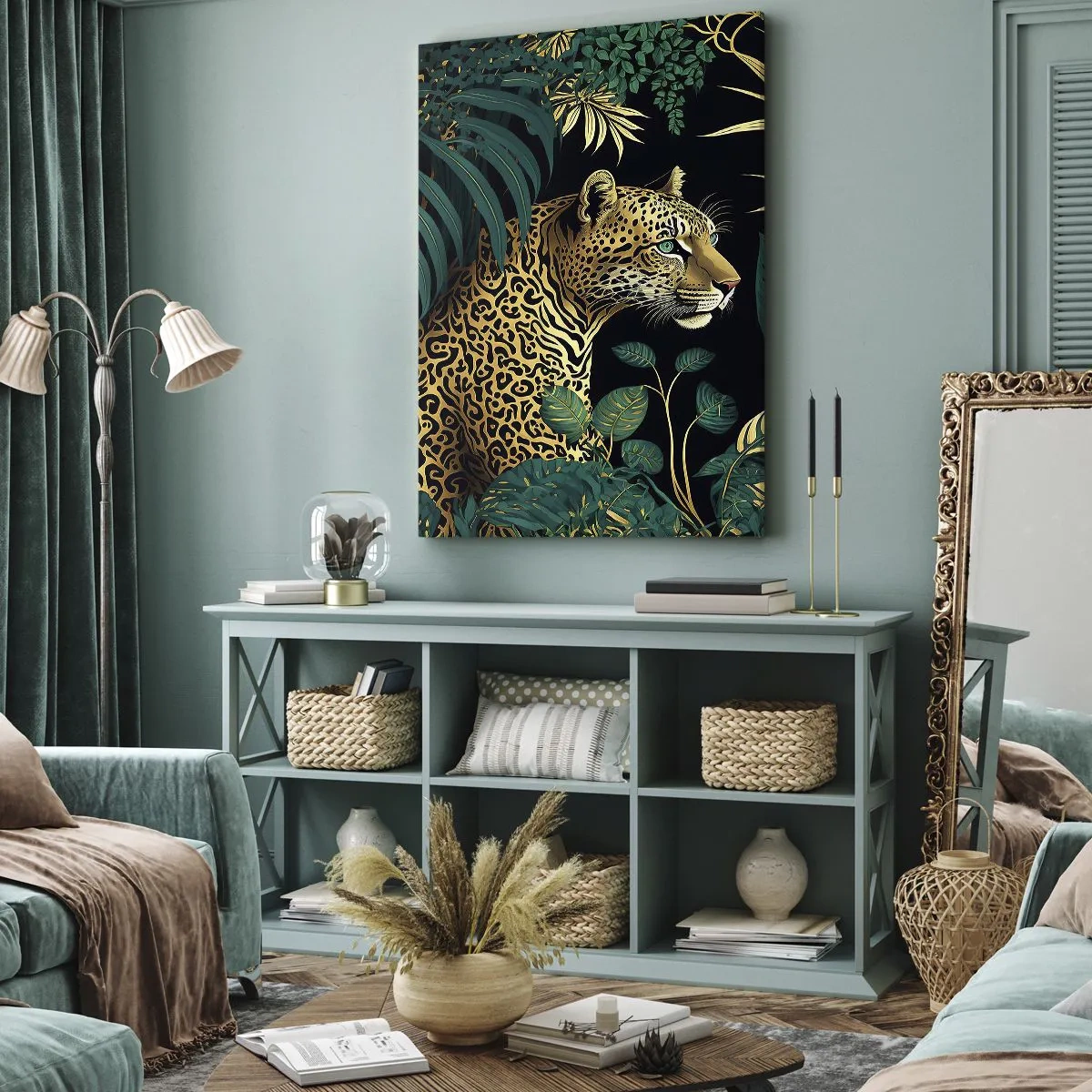 Vászonkép - A házigazda a dzsungelben - 50x70 cm