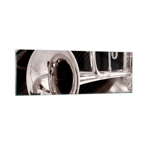 Üveg kép - Zenei utazás az 1930-as évekbe - 90x30 cm