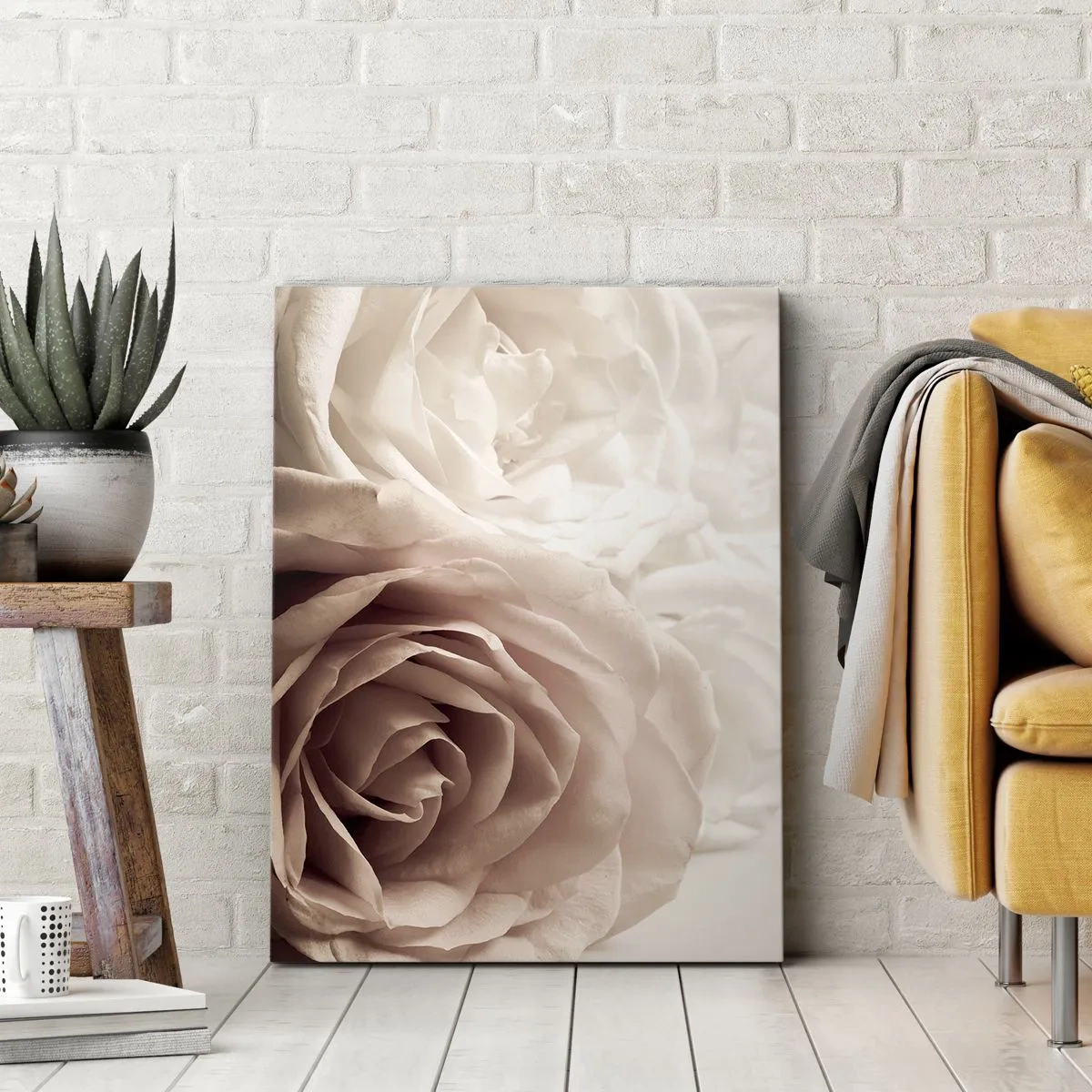 Vászonkép - Egy rózsa szívében - 70x100 cm