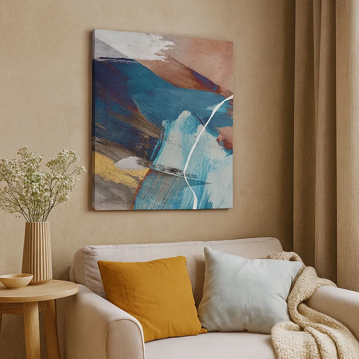 Vászonkép - Lelkesedéssel és energiával - 30x30 cm