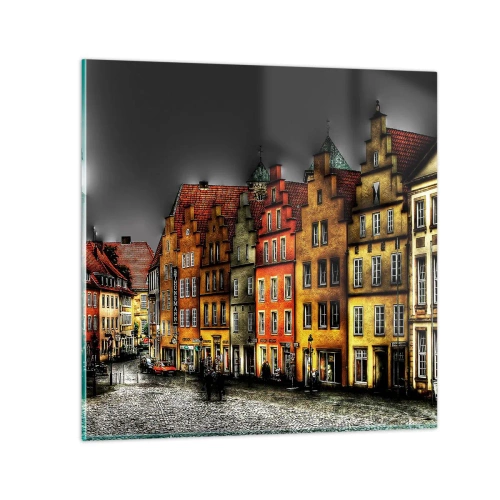 Üveg kép - Már csak egy elvarázsolt hintó hiányzik - 70x70 cm