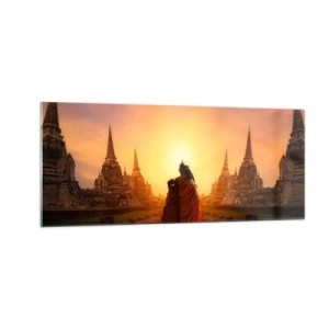 Üveg kép - Nyugalomban a végtelenségen át - 100x40 cm