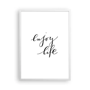 Poszter fekete keretben - Se több… - 50x70 cm