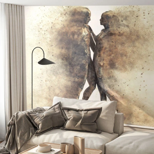 Fotótapéta Premium Sand - Felemelkedtek a porból, hogy szeressenek - Absztrakció, Nő és Férfi, Szerelem - 300x210 cm