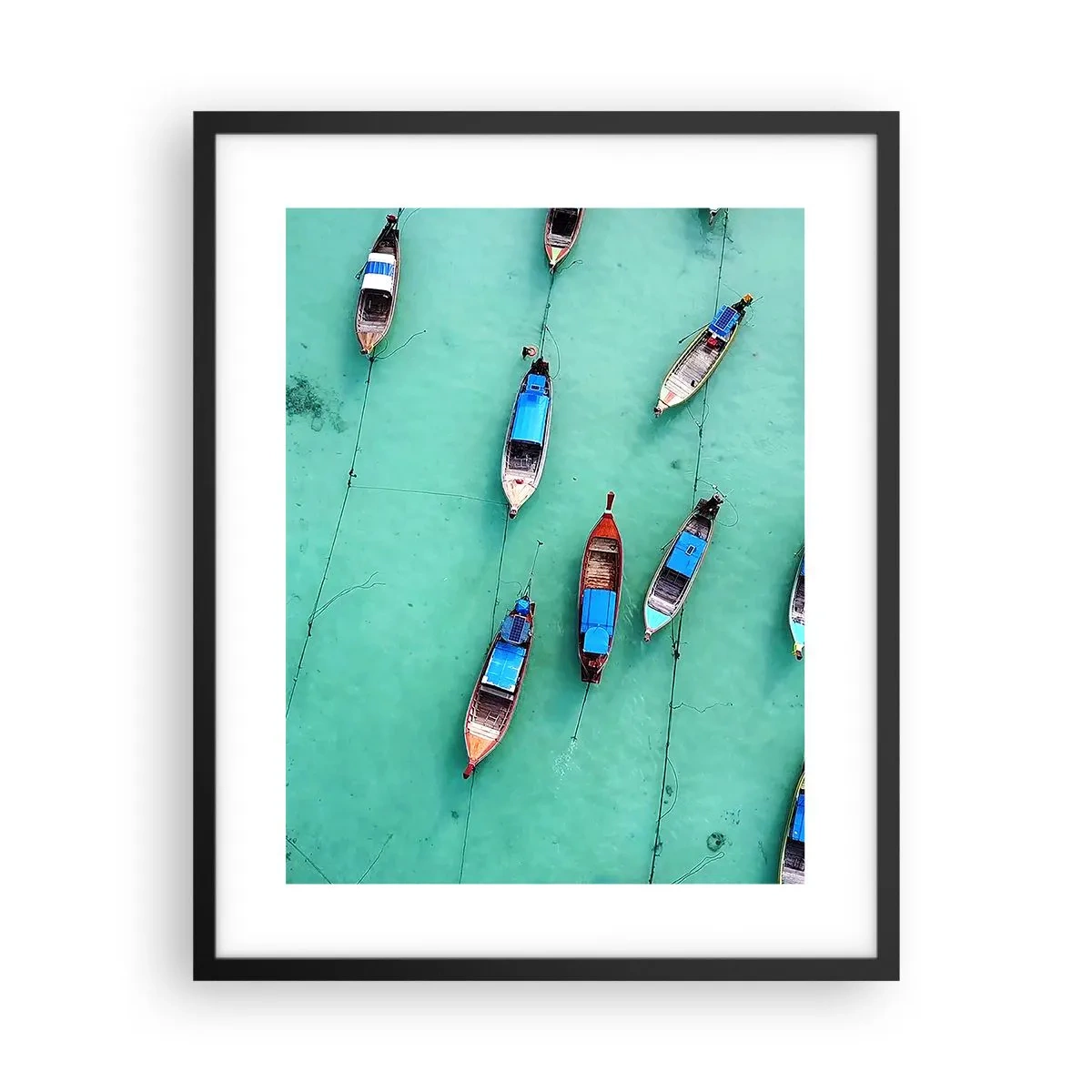 Poszter fehér keretben - Örömteli várakozásban - 40x50 cm