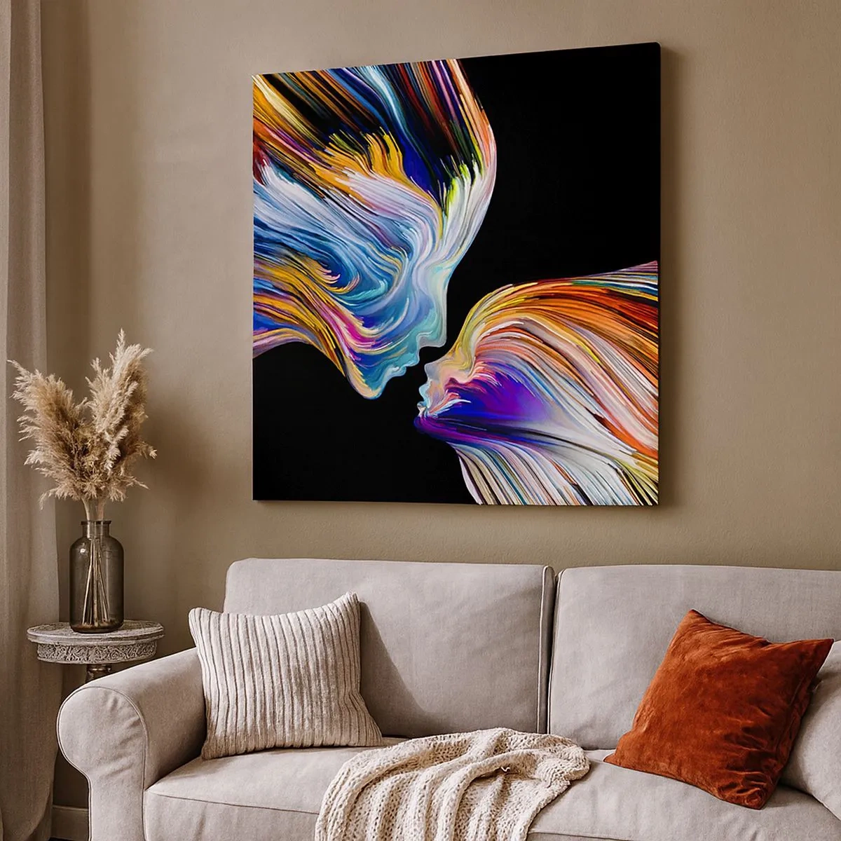 Vászonkép - Az energia és a fény fúziója - 30x30 cm