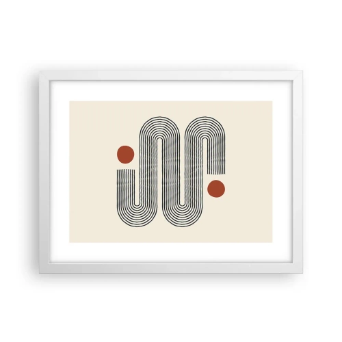 Poszter fekete keretben - Elejétől végéig - 40x30 cm