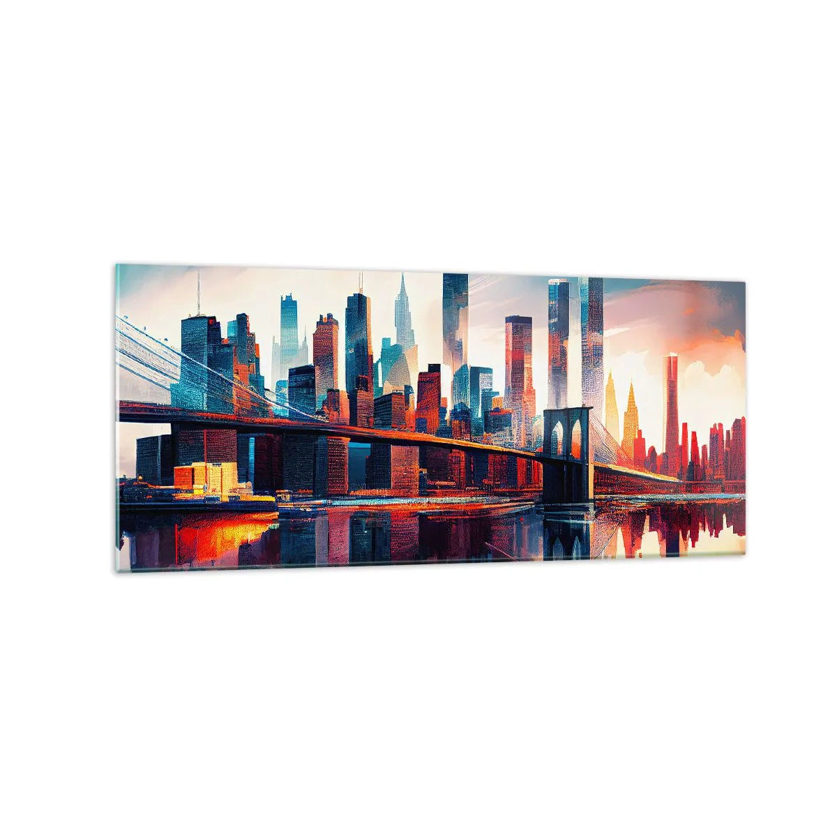 Üveg kép - Fenomenális New York - 120x50 cm