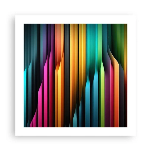 Poszter - Fényorgonák - 50x50 cm