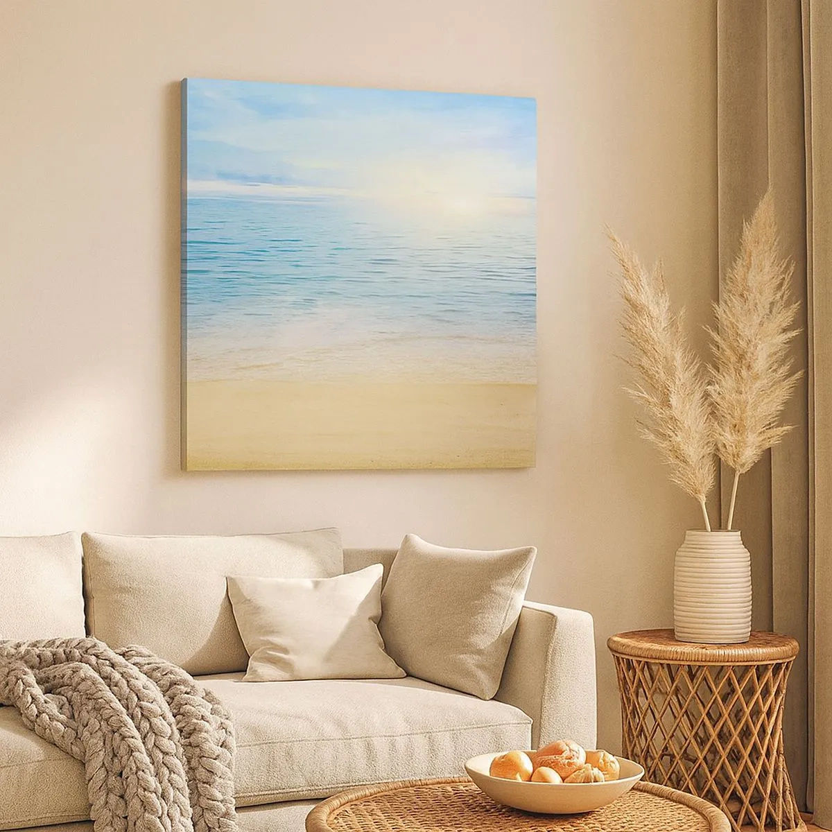 Vászonkép - Nagy kékség - 30x30 cm