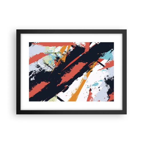 Poszter fehér keretben - Dinamikus kompozíció - 40x30 cm