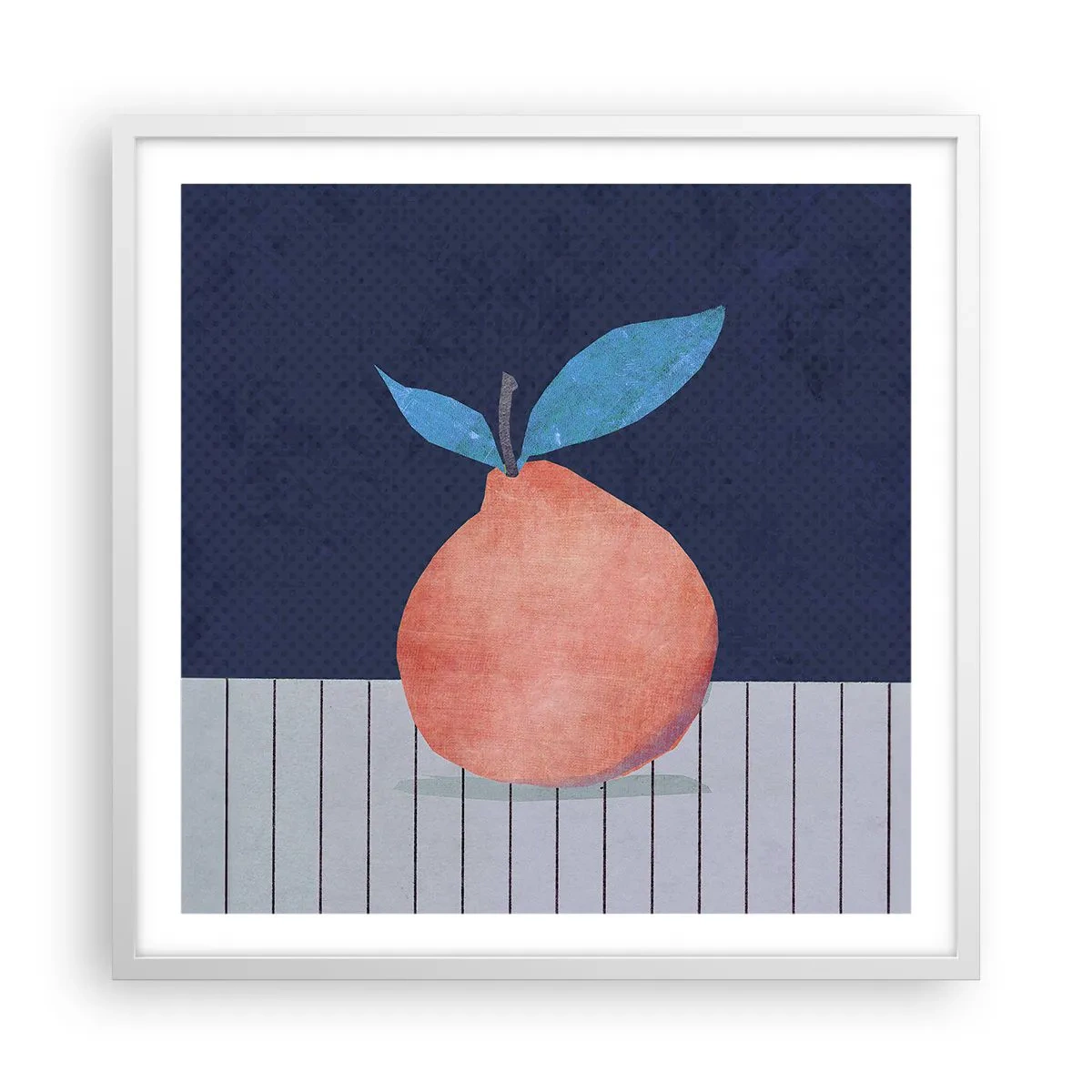 Poszter fekete keretben - Domborúság és sík - 60x60 cm