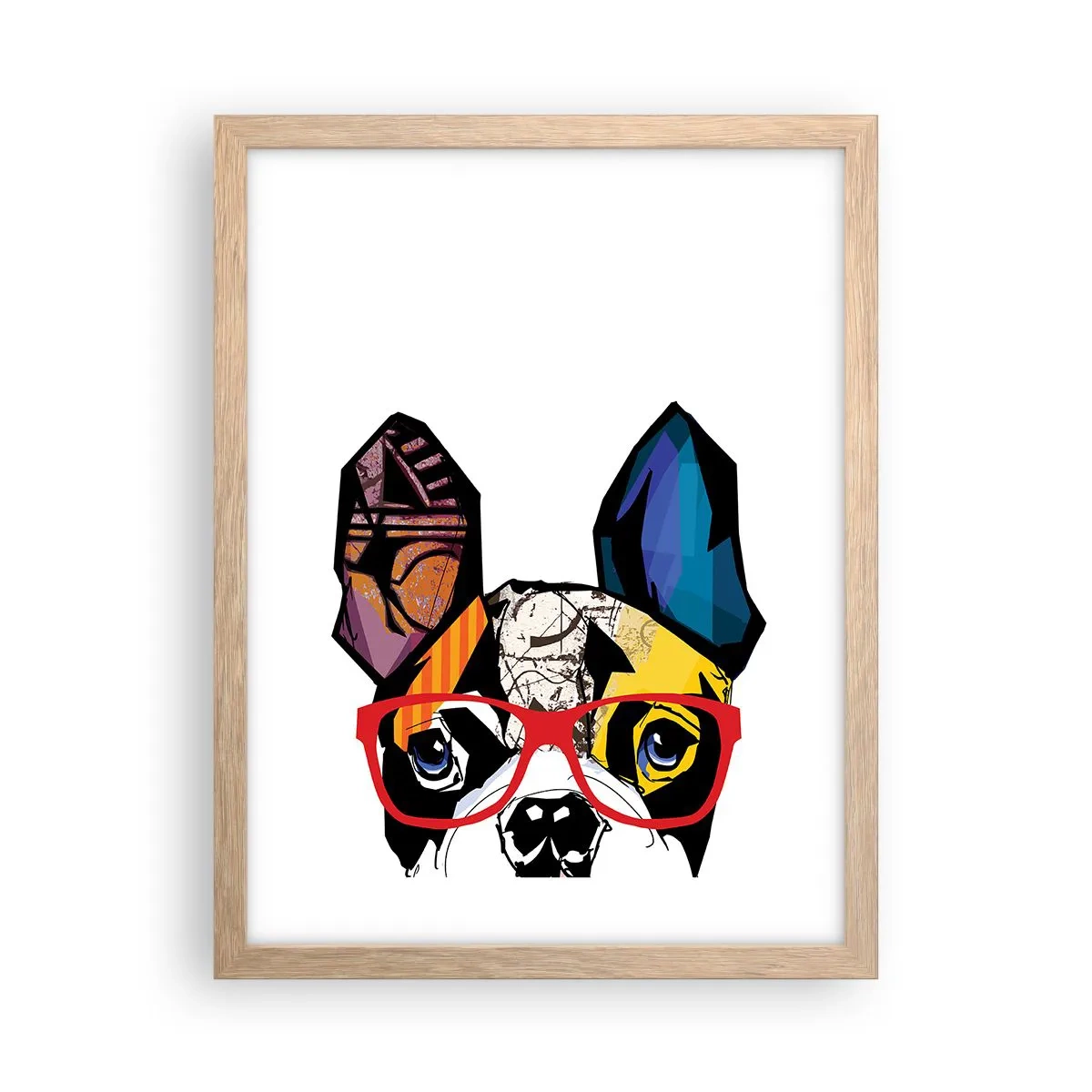 Poszter világos tölgy keretben - Értelmiségi - 30x40 cm