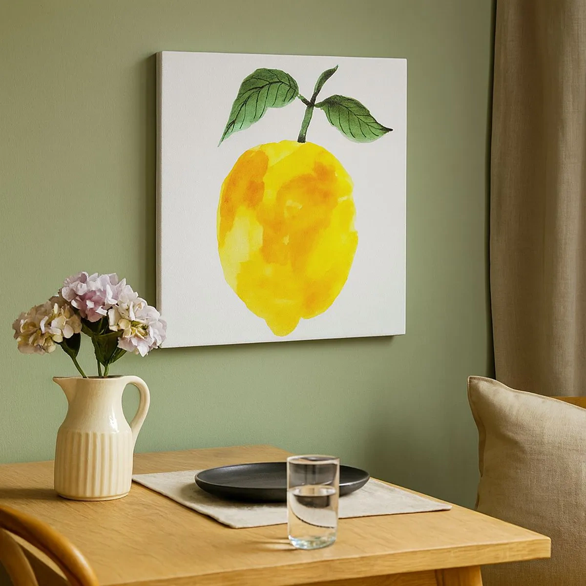 Vászonkép - Hogyan ismerjük meg a nap ízét - 30x30 cm