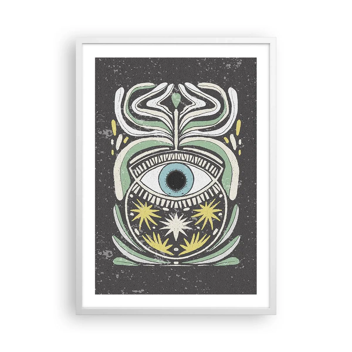 Poszter fekete keretben - Törzsi rituálék - 50x70 cm