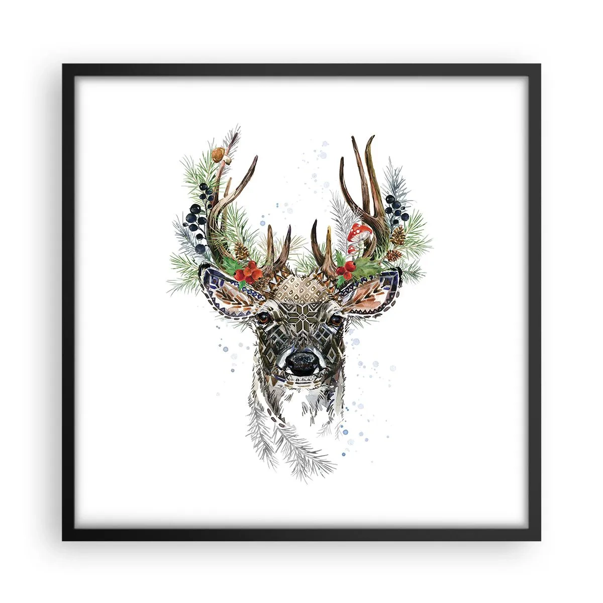 Poszter fehér keretben - Ünnepi köntösben - 50x50 cm