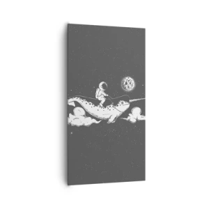 Vászonkép - Űrlovas - 65x120 cm