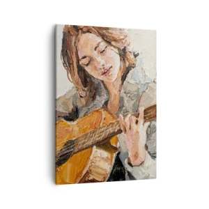 Vászonkép - Koncert gitárra és egy lány szívére - 50x70 cm