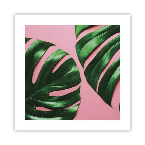 Poszter - Zöld rendez-vous - 40x40 cm